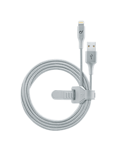 Cablu încărcare și sincronizare Cellularline Satellite MFI, USB Type-A/Lightning, 1m, Argintiu