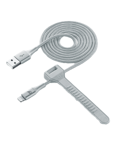 Cablu încărcare și sincronizare Cellularline Satellite MFI, USB Type-A/Lightning, 1m, Argintiu 2