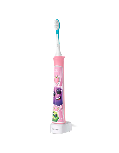 Periuța de dinți electrică sonică PHILIPS HX6352/42, Roz