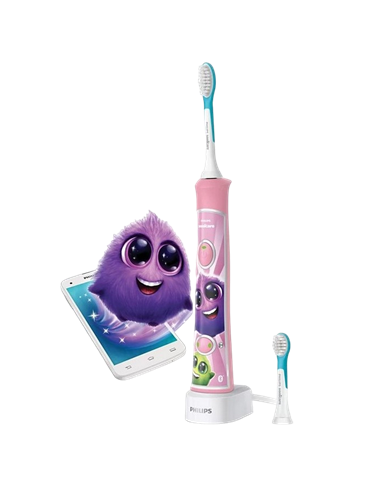 Электрическая звуковая зубная щетка PHILIPS HX6352/42, Розовый