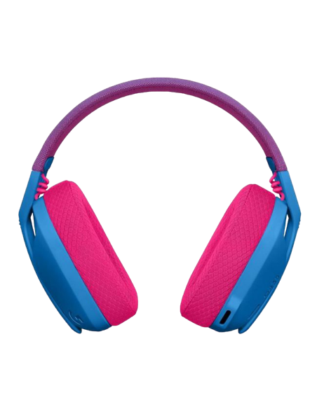 Căști gaming Logitech G435, Fără fir, Albastru/Roz
