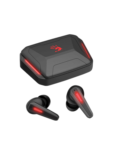 Căști gaming Bloody M70, Fără fir, Negru/Rosu
