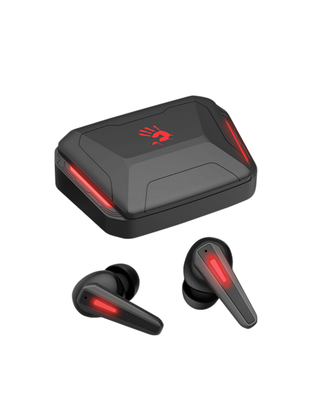 Căști gaming Bloody M70, Fără fir, Negru/Rosu