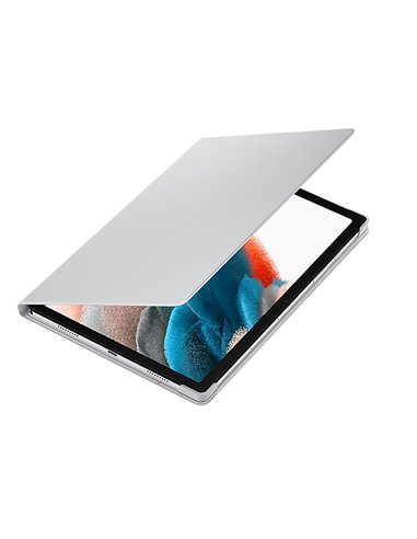 Чехол для планшета Samsung Tab A8 Book Cover, 10,5", Полиуретан, Серебристый