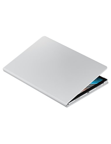 Husă pentru tabletă Samsung Tab A8 Book Cover, 10,5", Poliuretan, Argintiu