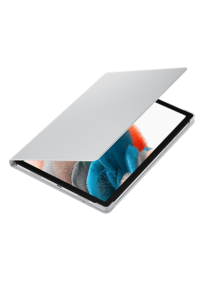 Чехол для планшета Samsung Tab A8 Book Cover, 10,5", Полиуретан, Серебристый