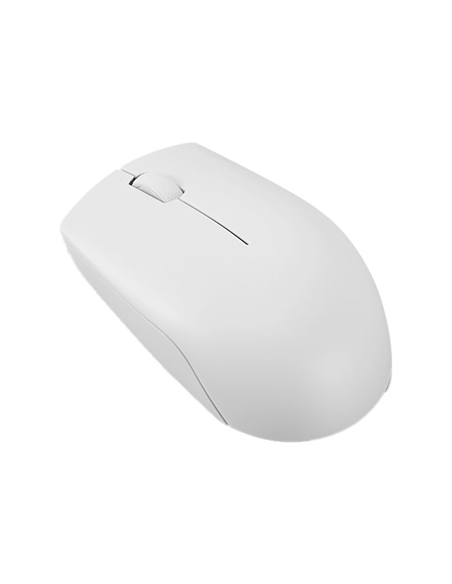 Mouse Wireless Lenovo 300 Compact, Alb