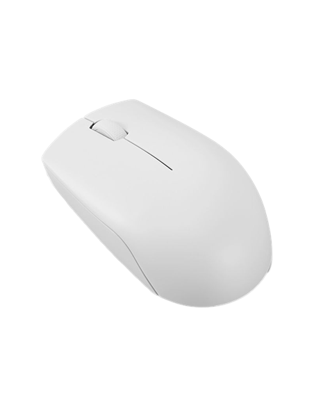 Mouse Wireless Lenovo 300 Compact, Alb
