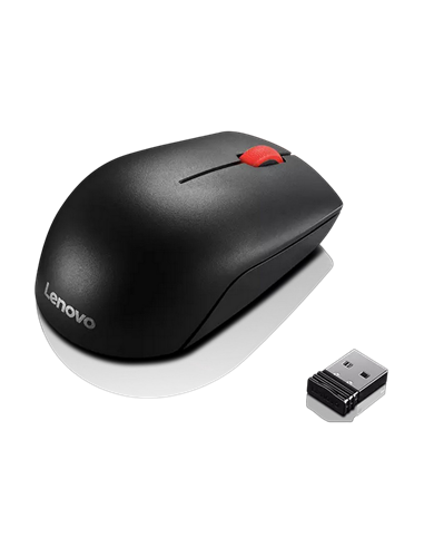 Беcпроводная мышь Lenovo Essential Compact, Чёрный