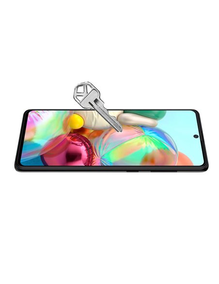 Защитное стекло Nillkin Galaxy A71/M51 - Tempered Glass CP+ pro, Чёрный