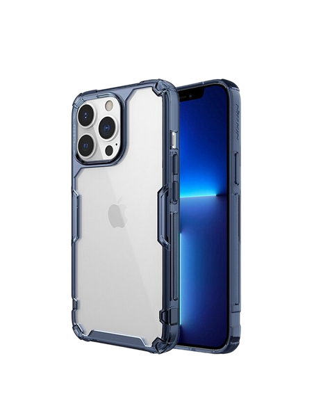 Чехол Nillkin iPhone 13 Pro Max - Ultra thin TPU - Nature Pr Mag, Синий