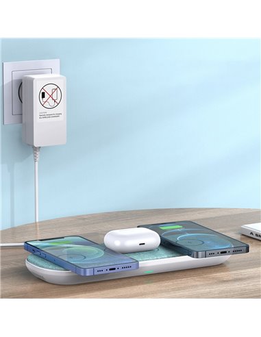 Încărcător Choetech T316, 10W, Alb