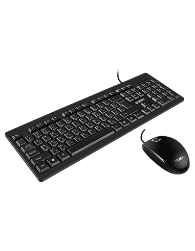 Set Tastatură + Mouse SVEN KB-S320C, Cu fir, Negru