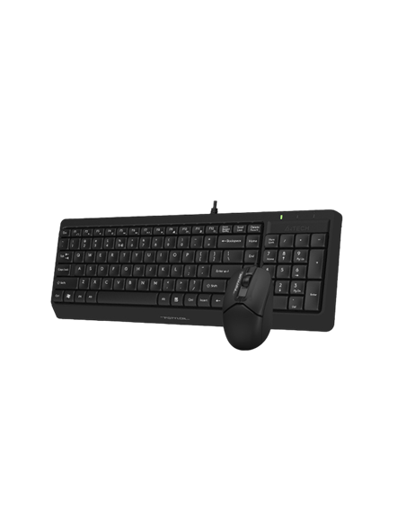 Клавиатура и мышь A4Tech F1512, Проводное, Чёрный