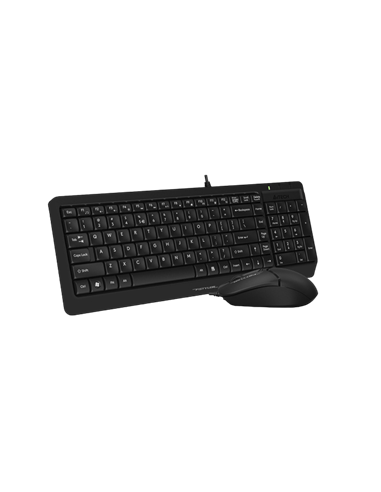 Клавиатура и мышь A4Tech F1512, Проводное, Чёрный