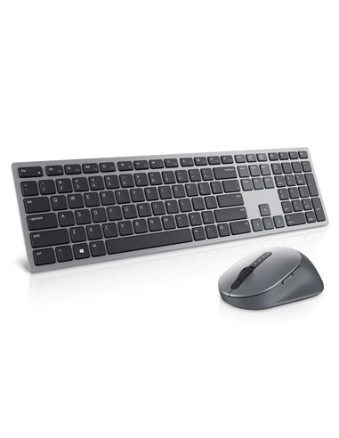 Клавиатура и мышь DELL KM7321W, Беспроводное, Серый