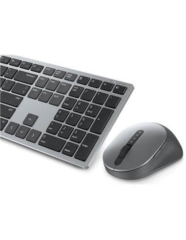 Клавиатура и мышь DELL KM7321W, Беспроводное, Серый