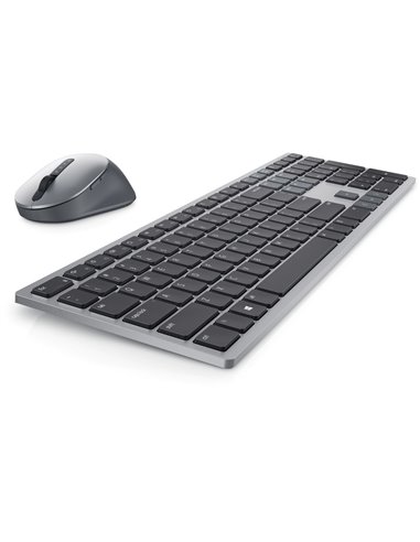Клавиатура и мышь DELL KM7321W, Беспроводное, Серый