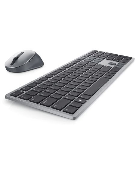 Клавиатура и мышь DELL KM7321W, Беспроводное, Серый