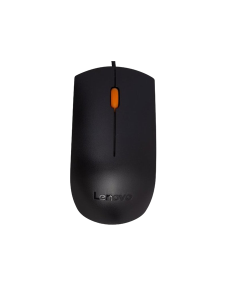Клавиатура и мышь Lenovo 300 USB Combo, Проводное, Чёрный