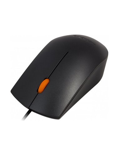 Set Tastatură + Mouse Lenovo 300 USB Combo, Cu fir, Negru