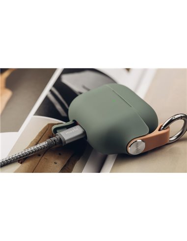 Husă Moshi Pebbo - Airpods 3, Verde