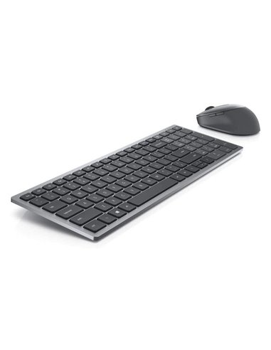 Клавиатура и мышь DELL KM7120W, Беспроводное, Серый