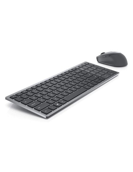 Set Tastatură + Mouse DELL KM7120W, Fără fir, Gri