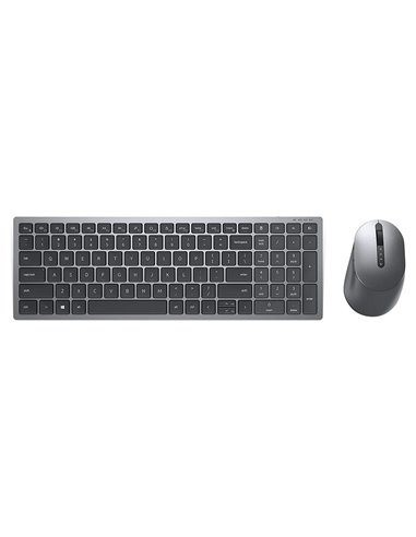 Клавиатура и мышь DELL KM7120W, Беспроводное, Серый
