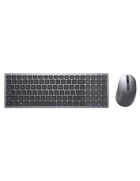 Клавиатура и мышь DELL KM7120W, Беспроводное, Серый