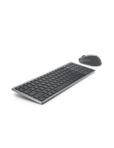 Клавиатура и мышь DELL KM7120W, Беспроводное, Серый