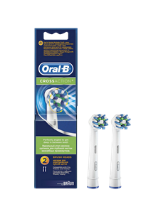 Насадка для электрической зубной щетки BRAUN CrossAction, Белый