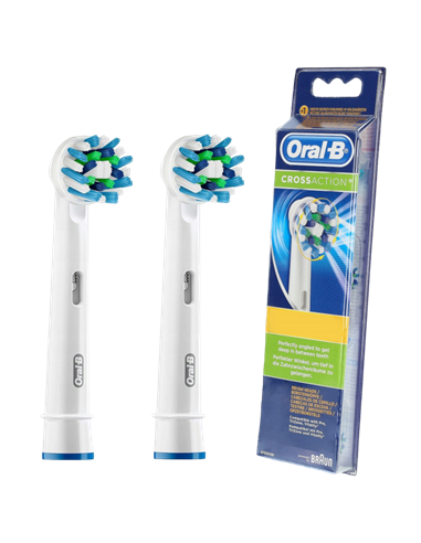 Насадка для электрической зубной щетки BRAUN CrossAction, Белый