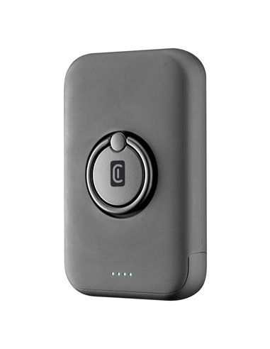 Acumulator extern Cellularline MAG 5000 Wireless, 5000mAh, Negru