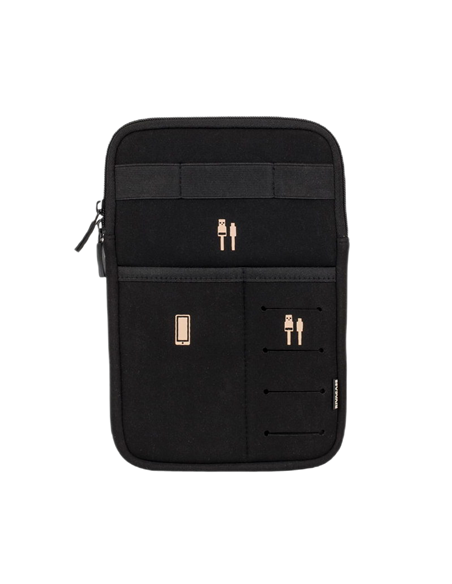 Organizator pentru calatorie RivaCase Antishock, 8", Poliester, Negru