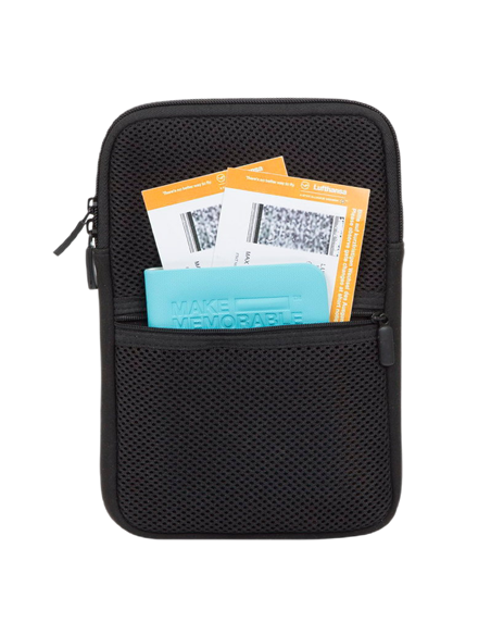 Organizator pentru calatorie RivaCase Antishock, 8", Poliester, Negru