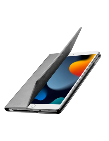 Чехол для планшета Cellularline Folio - iPad 10.2", Искусственная кожа, Чёрный