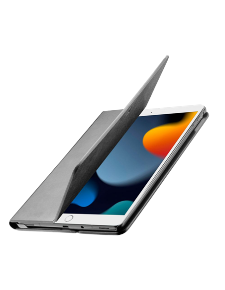 Husă pentru tabletă Cellularline Folio - iPad 10.2", Piele artificială, Negru