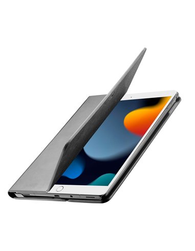 Чехол для планшета Cellularline Folio - iPad 10.2", Искусственная кожа, Чёрный