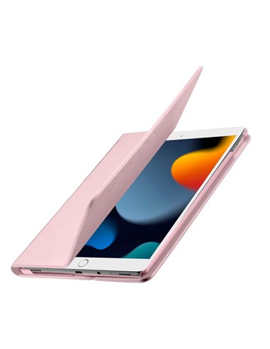 Husă pentru tabletă Cellularline Folio - iPad 10.2", Piele artificială, Roz