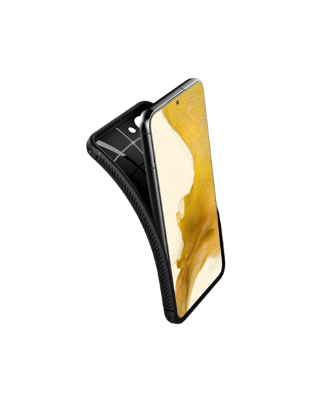 Чехол Spigen Samsung S22, Rugged Armor, Матовый черный Чехол Spigen Samsung S22, Rugged Armor, Матовый черный