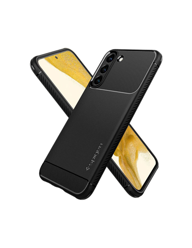 Чехол Spigen Samsung S22, Rugged Armor, Матовый черный