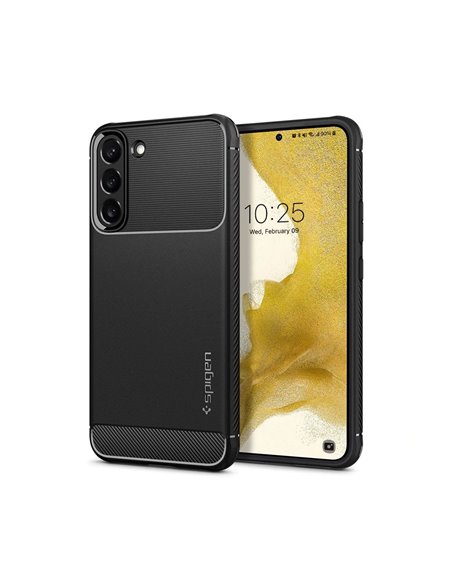 Чехол Spigen Samsung S22, Rugged Armor, Матовый черный Чехол Spigen Samsung S22, Rugged Armor, Матовый черный
