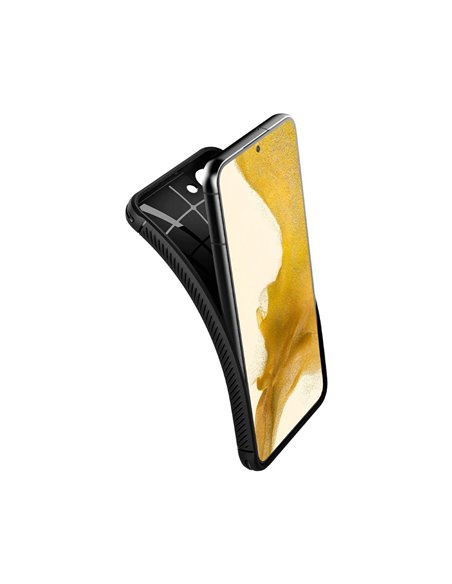 Чехол Spigen Samsung S22, Rugged Armor, Матовый черный Чехол Spigen Samsung S22, Rugged Armor, Матовый черный