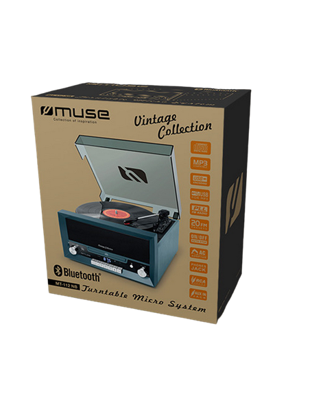 Sistem audio MUSE MT-112 NB, Negru