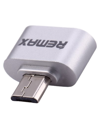 Adaptor USB Remax RA-OTG, Micro-USB/USB Type-A (F), Argintiu