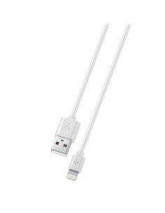 Кабель для зарядки и синхронизации Cellularline MFI, USB Type-A/Lightning, 1м, Белый 2
