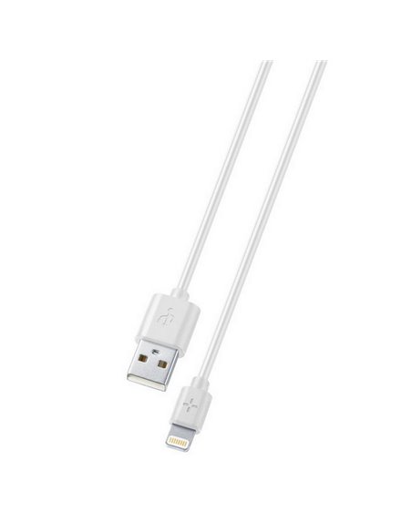 Кабель для зарядки и синхронизации Cellularline MFI, USB Type-A/Lightning, 1м, Белый