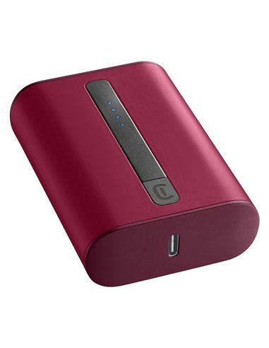 Acumulator extern Cellularline Thunder, 10000mAh, Roșu