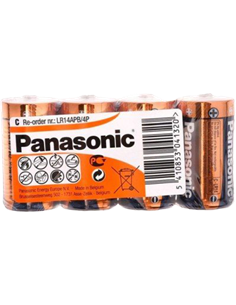 Батарейки Panasonic LR14REB, C, 4шт.